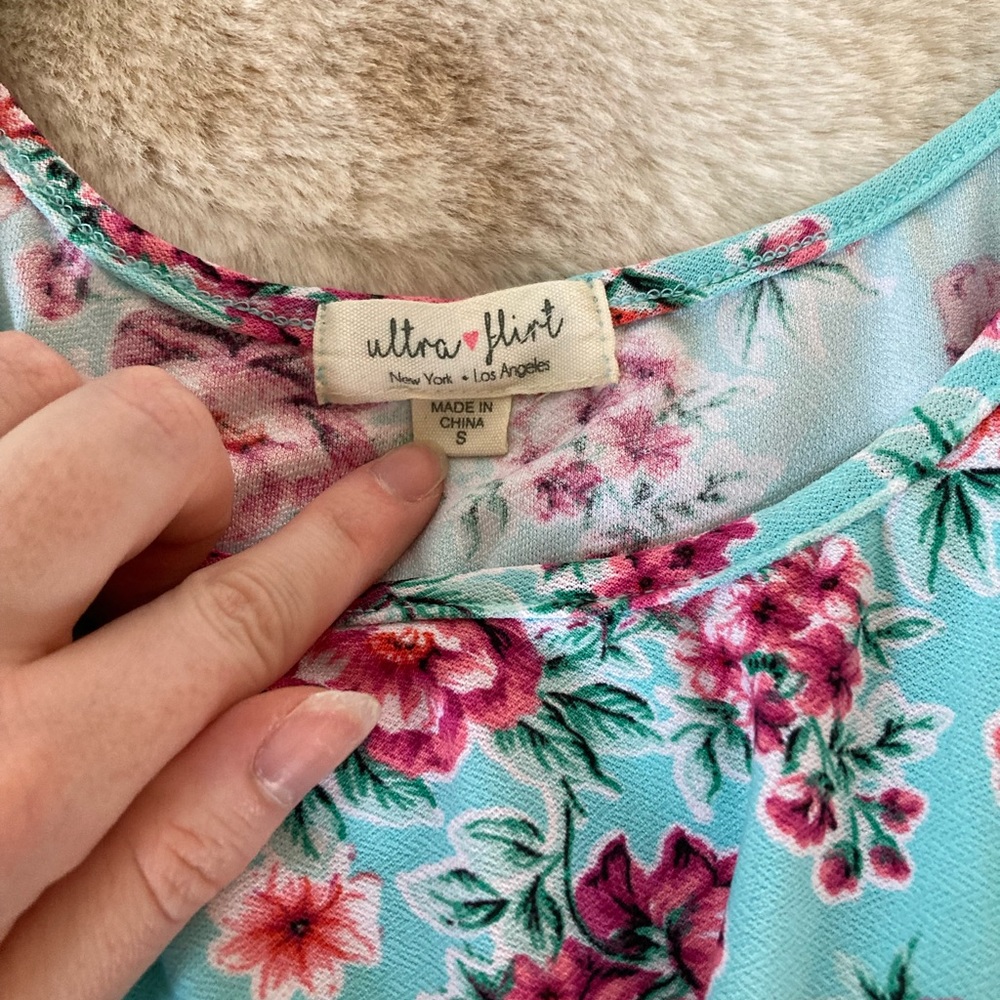 FLORAL ROMPER - Picture 4 of 4
